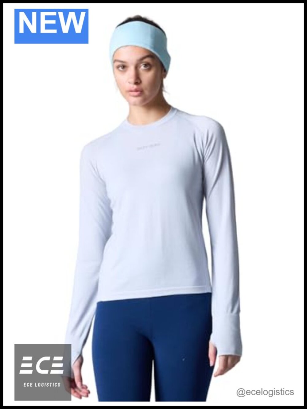 Merino Wool Long Sleeve Crew Neck Base Layer Top for Hiking Running